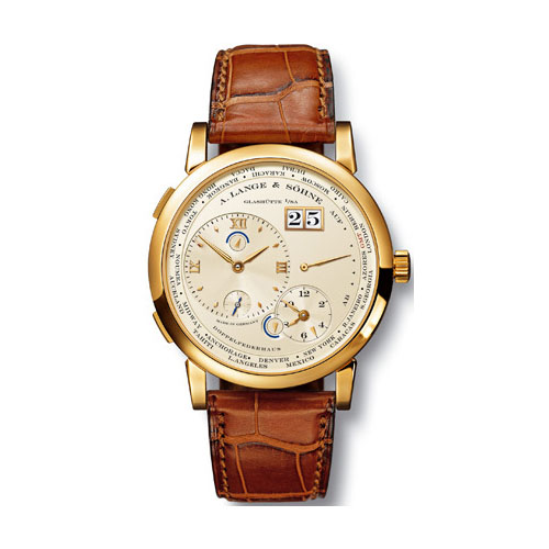 [ Germany ] A Lange Sohne A Lange Sohne 1 Time Zone World Series 116.021 eccentric mechanical male table (A Lange Sohne & Söhne)