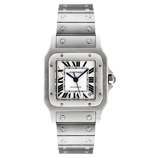 Cartier SANTOS series W20098D6 mechanical neutral table (Cartier)