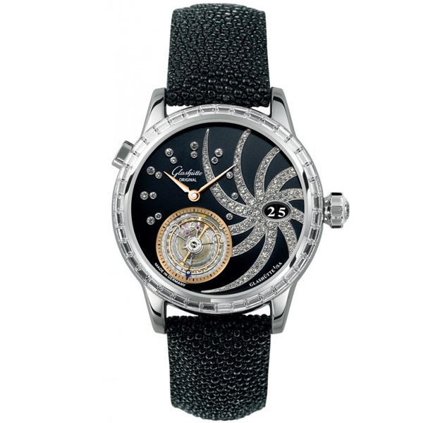 [ Germany ] elf watches Glashütte Original Night Shade Midnight Lady Lady Series 93-11-04-04-04 Automatic mechanical watches (Glashütte Original)
