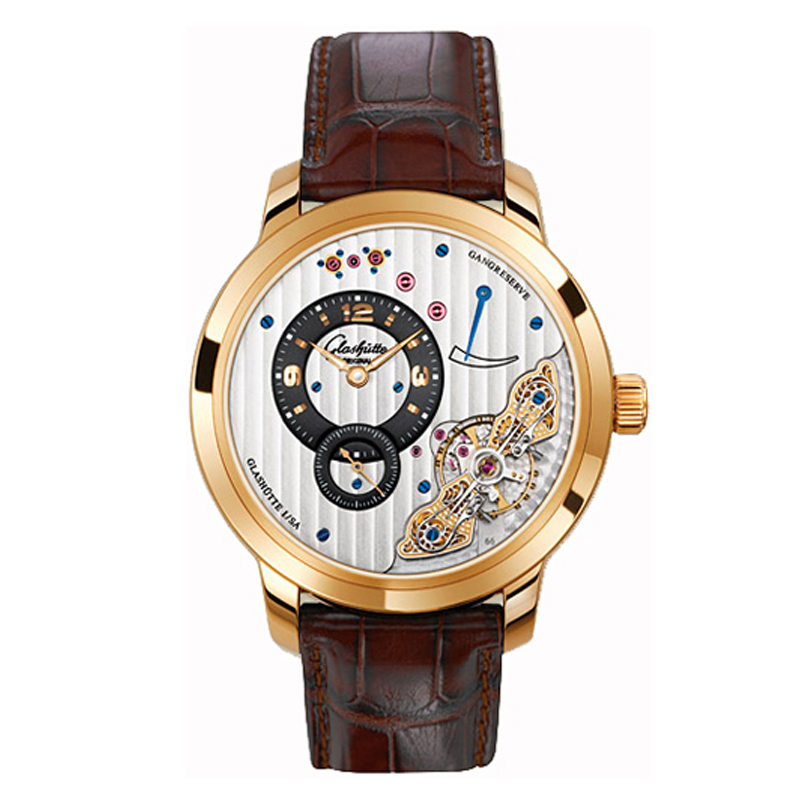 [ Germany ] Glashütte Original PanoInverse XL series 66-01-01-01-05 Men manual mechanical watch (Glashütte Original)