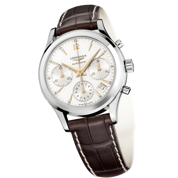 Longines L2.750.4.76.2 Men's Heritage Collection automatic mechanical watches (Longines)