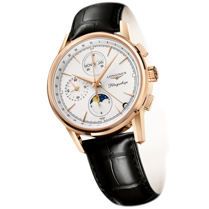 Longines L4.792.8.77.2 Men's Heritage Collection automatic mechanical watches (Longines)