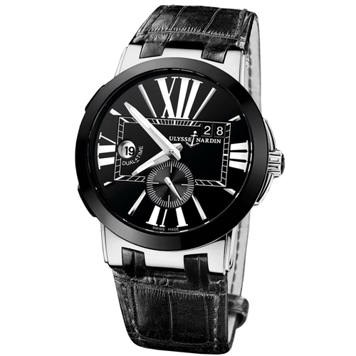 Ulysse Nardin series 243-00/42 dual time zone automatic mechanical male table (UIysse Nardin)