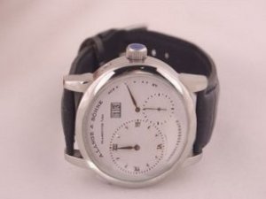 Replica A.Lange&Sohne Watch Glashutte Classic Automatic White Dial and Leather Strap
