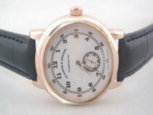 Replica A.Lange&Sohne Watch Glashutte Classic Automatic Rose Gold Case with White Dial and Rose Gold