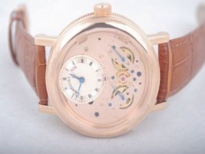 Replica Breguet Watch Classique La Tradition 7027 Automatic Rose Gold Case with Rose Gold Dial-Brown