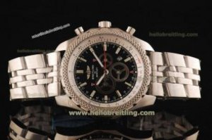 Breiting Bentley Barnato Racing Automatic Full SS Black Watch A1