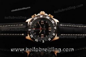 Breitling Airwolf Raven RG/LE Black Miyota Quartz BL11112914