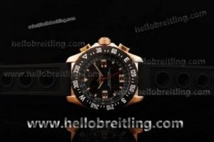 Breitling Airwolf Raven RG/RU Black Miyota Quartz BL11112912