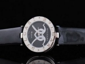 Replica Bvlgari Watch B Zero 1 Quartz White Bezel and Black Line Dial with Diamond-Black Leather Str