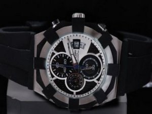 Replica Concord Watch C1 Regulator Chronograph Automatic Movement Stainless Steel Case with Rubber S