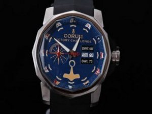 Replica Corum Watch Victory Challenge Automatic White Case with Blue Dial