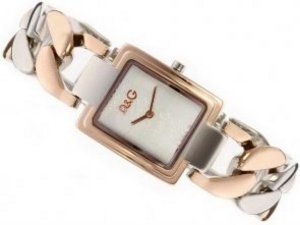 Replica D&G Watch Classic Two Tone White Dial-Lady Size