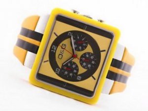 Replica D&G Watch Cream Working Chronograph Yellow Watch