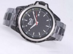 Replica D&G Watch Time Full PVD Black Dial