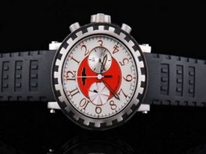 Replica De Witt Watch Academia Working Chronograph Quartz Movement White Dial and Two Tone Case-Rubb