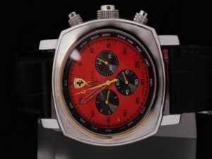 Replica Ferrari Watch Panerai Automatic Red Dial with White Case