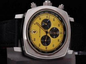 Replica Ferrari Watch Panerai Automatic Yellow Dial with White Case