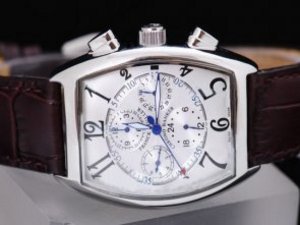 Replica Franck Muller Watch Casablanca Chronograph Automatic White Dial