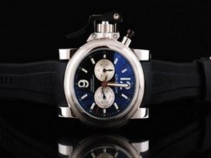 Replica Graham Watch Chronofighter Oversize Chronograph Quartz Movement Silver Case Silver Case with