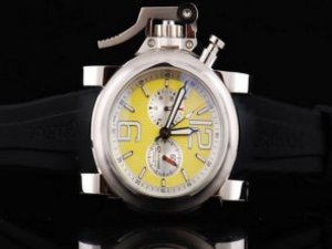 Replica Graham Watch Chronofighter Oversize Chronograph Quartz Movement Silver Case Silver Case with