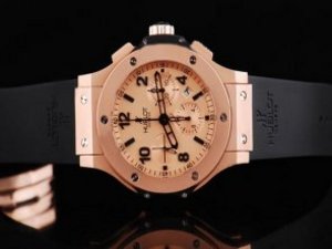 Replica Hublot Watch Big Bang Swiss Valjoux 7751 Automatic Movement Rose Gold Case with Rose Gold Dial