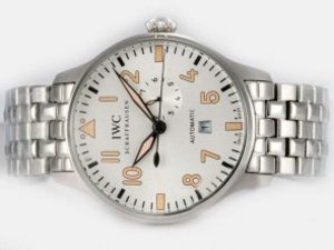 Replica Iwc Pilot Watch 7 Days Automatic White Dial-New Version