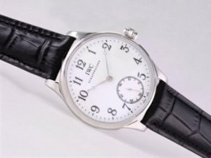 Replica Iwc Portugieser Watch F.A Jones Unitas 6497 Movement Black Number Marking