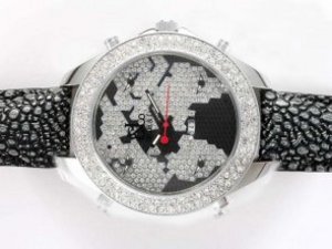 Replica Jacob & Co Watch Classic Five Time Zone Diamond Bezel Marking