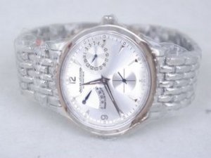 Replica Jaeger-Lecoultre Watch Chronometer Automatic White Dial and Bezel-Stainless Steel Strap