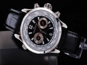Replica Jaeger-Lecoultre Watch Master Compressor Geographic Automatic Black Dial