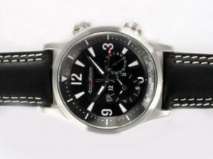 Replica Jaeger-Lecoultre Watch Master Compressor Geographic Automatic Black Dial