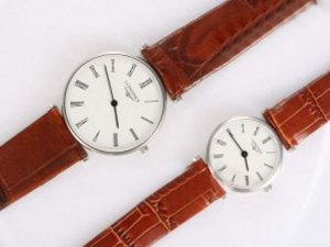Replica Longines Watch Evidenza Working Chronograph with White Dial