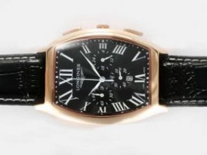 Replica Longines Watch Evidenza Working Chronograph with White Dial-Roman Marking
