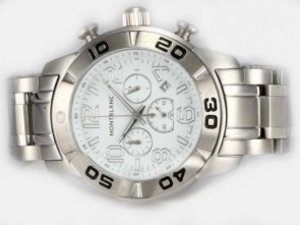 Replica Montblanc Others Watch Working Chronograph White Dial