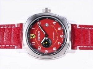 Replica Panerai Ferrari Watch Automatic Red Dial and Strap