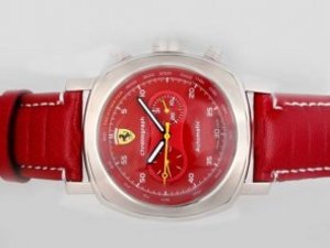 Replica Panerai Ferrari Watch Rattapante Chronograph Automatic Red Dial