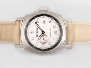 Replica Panerai Ferrari Watch Rattapante Automatic White Dial