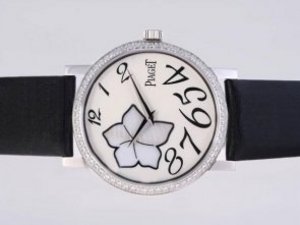 Replica Piaget Altiplano Watch Swiss ETA Movement Diamond Bezel With White Dial