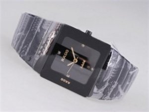 Replica Rado DiaStar Watch Authentic Ceramic Black Dial