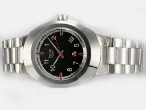 Replica Rado DiaStar Watch Automatic 100M Black Dial-Tungsten Steel Bezel