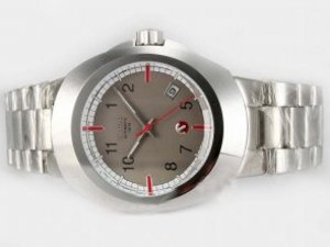Replica Rado DiaStar Watch Automatic 100M Grey Dial-Tungsten Steel Bezel