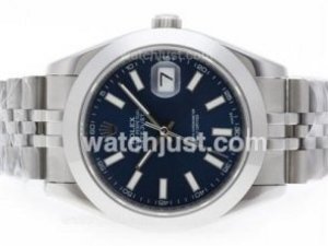 Brilliant Rolex Datejust II Replica Automatic Blue Wave Dial|DRII122
