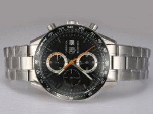 Replica Tag Heuer Carrera Chronograph Watch Chronograph Automatic AR Coating Same Chassis As 7750-Hi