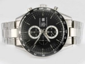 Replica Tag Heuer Aquaracer Watch Chronograph Automatic White Dial Same Chassis As 7750 New Version-