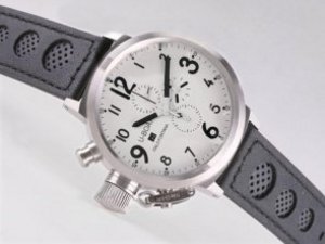 Replica U-Boat Flight Deck Watch 50mm Working Chronograph White Dial-Updated Version