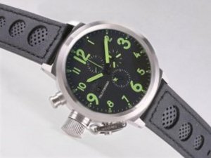 Replica U-Boat Flight Deck Watch 50mm Working Chronograph Green Marking-Updated Version