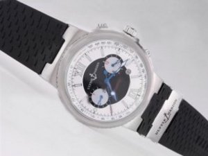 Replica Ulysse Nardin Watch Le Locle Suisse Chronograph Automatic with Black/White Dial