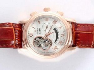 Replica Zenith Watch Chronomaster Open XXT Automatic Rose Gold Case with White Dial