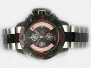 Replica Zenith Watch Defy Xtreme Chrono Working Chronograph PVD Case with Black Carbon Fibre Style D